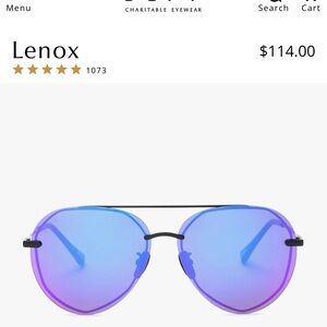DIFF: Lenox Gradient Blue and Purple Sunglasses